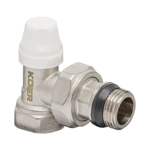 Комплект для подключения радиатора KOER SET-13 - 1/2"x1/2" (осевой) с термоголовкой ВЗ (KR3176) №3