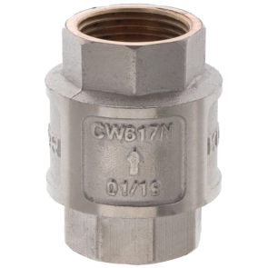 Клапан зворотний KOER (нікельований) 3/4" (KOER KR.172.N) (KR2779) №1