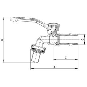 Кран поливу Koer KR.246 - 1/2" (KR3197) №2