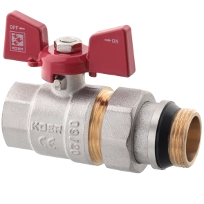 Кран с американкой 3/4" "антипротечка" (Koer KR.227-Gi) (KR0191) №1