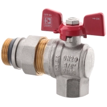 Кран с американкой 3/4" "антипротечка"(Koer KR.228-Gi) Угловая (KR0194)
