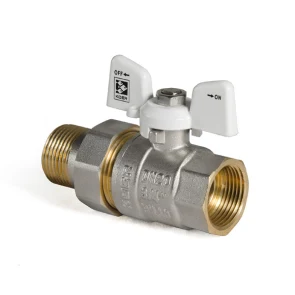 Кран с американкой 3/4" (Koer KR.227.W) белый (KR0097) №1