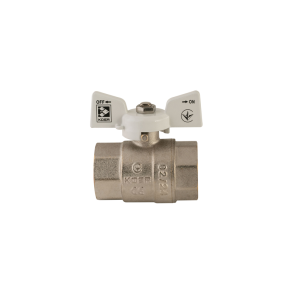 Кран шаровый Koer 1" ГГБ (KR.217.W) белый (KR0180) №1