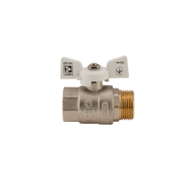 Кран шаровый Koer 1" ГШБ (KR.218.W) белый (KR0184)