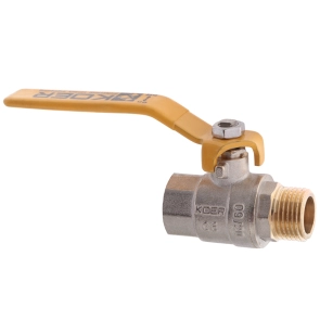 Кран кульовий Koer 1/2" ГШР газ (KR.215.G) (KR0116) №1