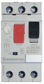 Автоматический выключатель защиты двигателя УКРЕМ ВА-2005 М03 №4