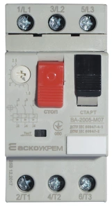 Автоматический выключатель защиты двигателя УКРЕМ ВА-2005 М07 №1