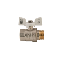 Кран шаровый KOER 3/4" ГШБ (KR.218.W) белый (KR0183)