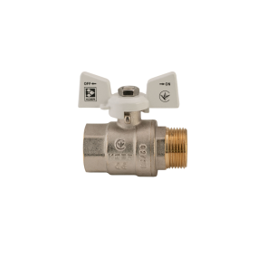 Кран кульовий KOER 3/4" ГШМ (KR.218.W) білий (KR0183) №1