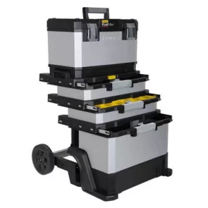 Ящик STANLEY "FatMax® Rolling Workshop", 568x893x389мм, на колесах, металопластмасовий, сірий №1