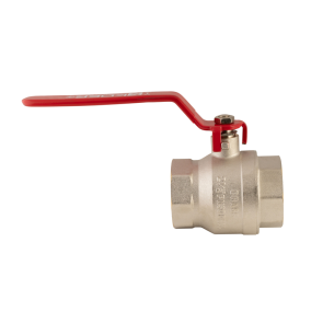 Кран шаровый Koer KR.214 - 2-1/2" FF ГГР (ручка"рычаг" красная) (KR4950) №2