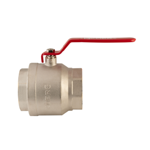 Кран шаровый Koer KR.214 - 4" FF ГГВ (ручка"рычаг" красная) (KR4952) №2