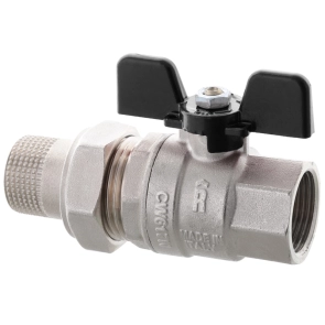 Кран з американкою Roho R105-075B - 3/4" прямий (RO0111) №1