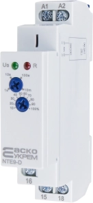 Реле часу затримки вимкнення без джерела живлення NTE9-D AC/DC 12-240V №3