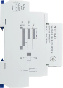 Реле часу затримки вимкнення без джерела живлення NTE9-D AC/DC 12-240V №4