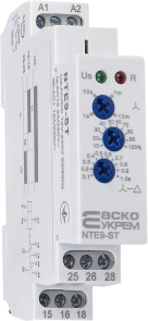 Реле часу зірка/трикутник NTE9-ST AC/DC 12-240V №1