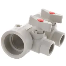Коллектор 2-way с шаровыми кранами (40x20) PPR KOER K0169.PRO (KP0219)