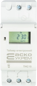 Таймер недельный электронный THC15 №1
