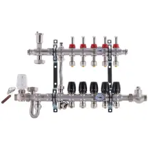 Коллектор со встроенной смеш. узлом KOER KR.S1011-5 1"х5 SUS304 и евроконус 3/4-16 (KR2928)