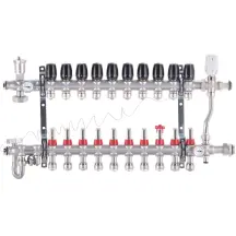 Коллектор со встроенной смеш. узлом KOER KR.S1013-10 1"х10 SUS304 и евроконус 3/4-16 (KR2953)