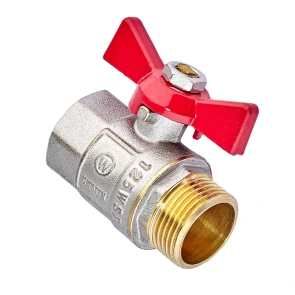 Кран шаровой Waterpro WP607-20FMW - 3/4" ГШБ (стальная Бабочка) (WP3294) №1