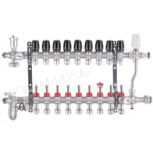 Коллектор со встроенной смеш. узлом KOER KR.S1013-9 1"х9 SUS304 и евроконус 3/4-16 (KR2952)