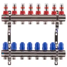 Коллекторный блок с расходомерами KOER KR.1110-08 1"x8 WAYS (KR2645)