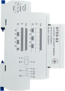 Реле часу асиметричного циклу NTE9-S2 AC/DC 12-240V №5