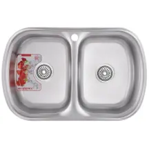 Мойка кухонная ZERIX Z7749-08-180D (decor) (ZM0566)