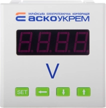 AС вольтметр цифровой 600В 80х80 модель ЦВ-8