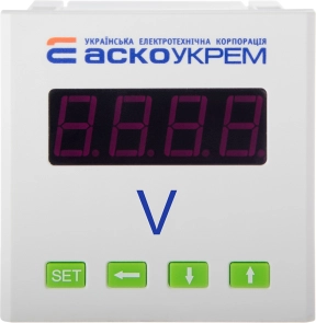 AС вольтметр цифровой 600В 80х80 модель ЦВ-8 №1