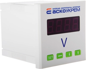 AС вольтметр цифровой 600В 80х80 модель ЦВ-8 №4
