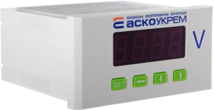 AС цифровой вольтметр 600В 96х48 модель ЦВ-5 №4