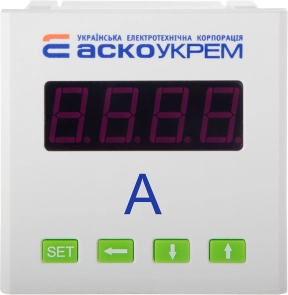 AС амперметр цифровий 5А 80х80 модель ЦА-8 №1