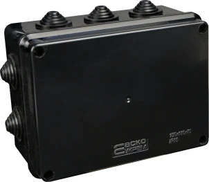 Распределительная коробка серии UAtmo Jet Black 150*110*70 (уп. 10шт) №1