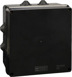 Розподільча коробка серії UAtmo Jet Black 150*150*70 (уп. 9шт) №1