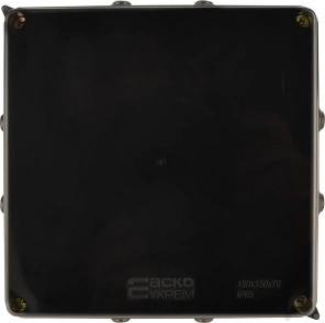Розподільча коробка серії UAtmo Jet Black 150*150*70 (уп. 9шт) №2