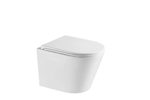 Унітаз підвісний Mixxus Premium Bevel-0301-R 515x355x365mm, система змиву RIMLESS (MP6470) №9