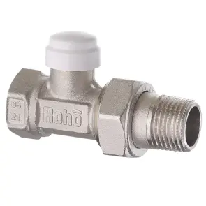 Кран радиаторный Roho R5260-050 - 1/2" Прямой (RO0134) №3