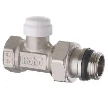 Кран радиаторный Roho R5261-050 - 1/2" Прямой (антипротечка) (RO0135)