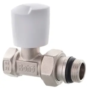 Кран радіаторний Roho R5561-050 - 1/2" прямий (антипротечка) (RO0131) №3