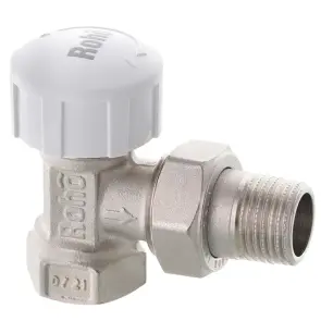 Кран радіаторний термостатичний Roho R5150-050 - 1/2" (М30х1,5) (кутовий) (RO0122) №3