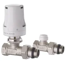 Комплект для подключения радиатора Roho R5161-050K - 1/2" Прямой (антипротечка) (RO0119)