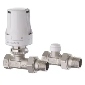 Комплект для подключения радиатора Roho R5160-050K - 1/2" Прямой (RO0118) №1