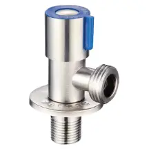 Кран для подключения сантехприборов MIXXUS VAL-03-1/2x3/4 с нерж. стали (синий)