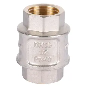 Клапан зворотний KOER (нікельований) 1/2" (KOER KR.172.N) (KR2780) №1
