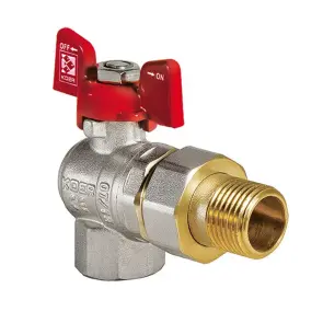 Кран с американкой 1" (Koer KR.228) Угловая (KR0149) №2