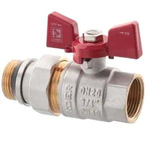 Кран с американкой 3/4" "антипротечка" (Koer KR.227-Gi) (KR0191) №3