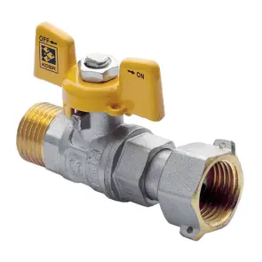 Кран с накидной гайкой 3/4" ГШБ газ Koer KR.220.G (KR0167) №1