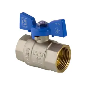 Кран кульовий Koer 1" ГГМ (KR.217.B) синій (KR2718) №6